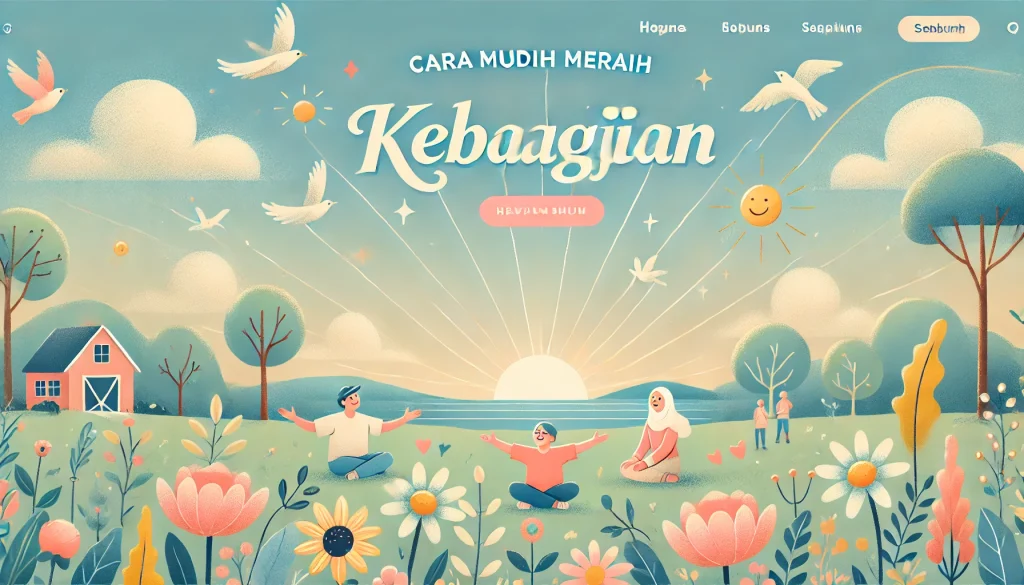 Cara Mudah Meraih Kebahagiaan