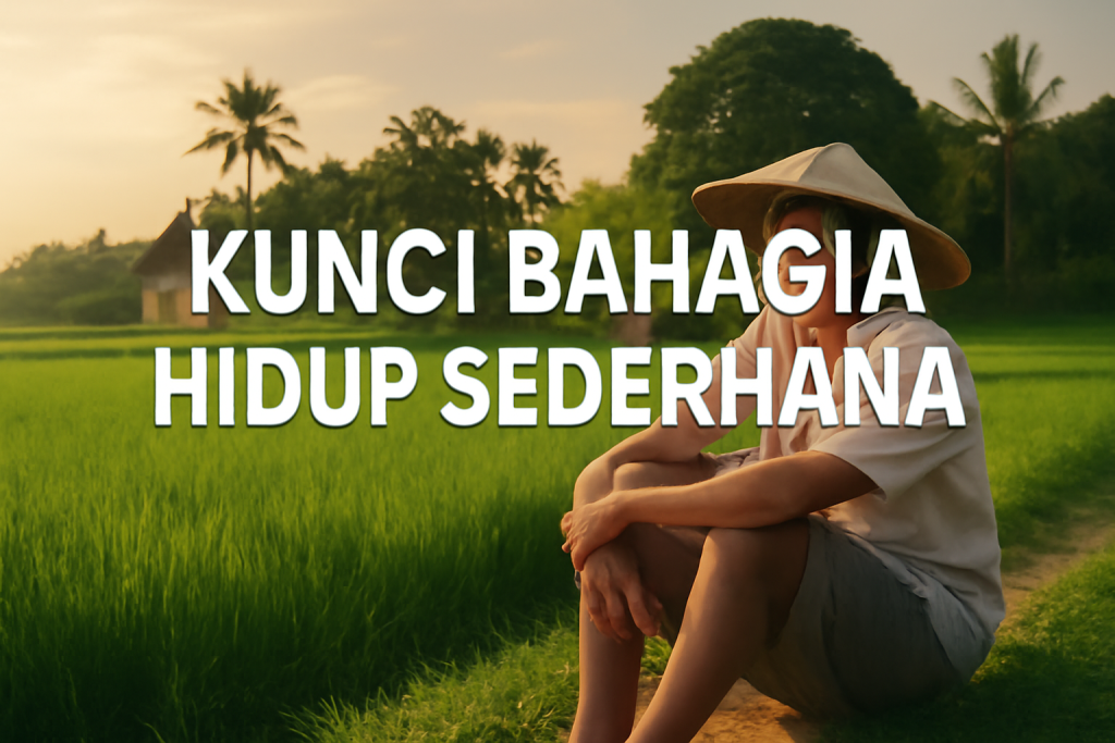 Kunci Bahagia Hidup Sederhana