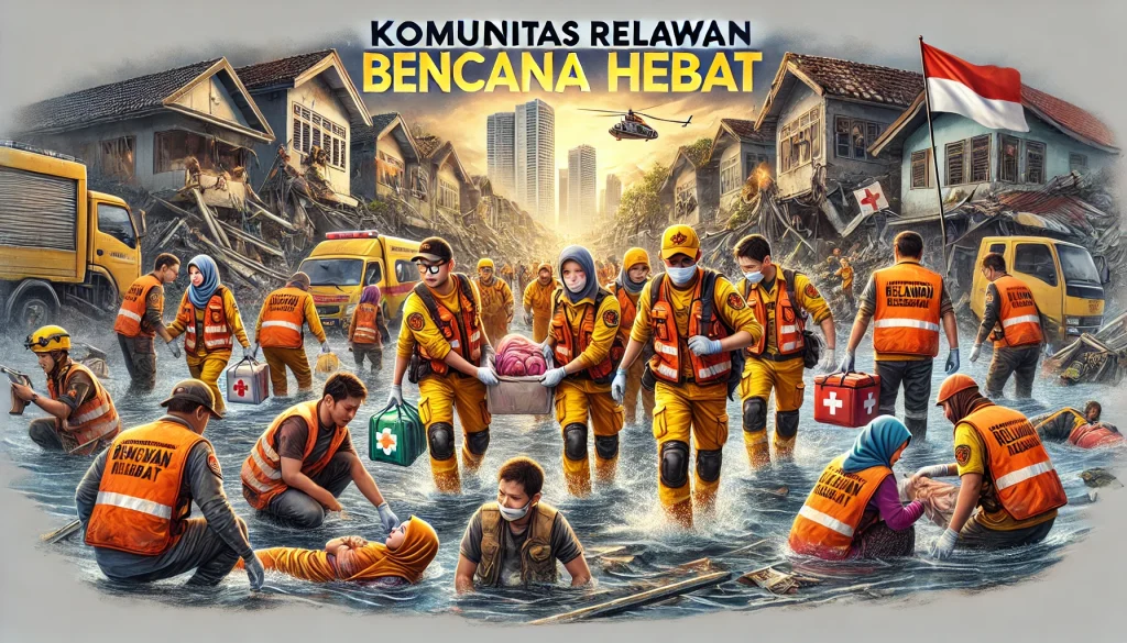 Komunitas Relawan Bencana Hebat