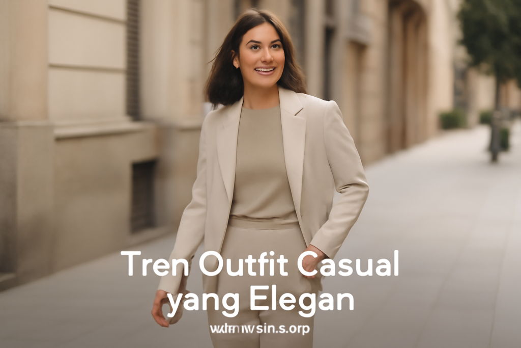 Tren Outfit Casual yang Elegan