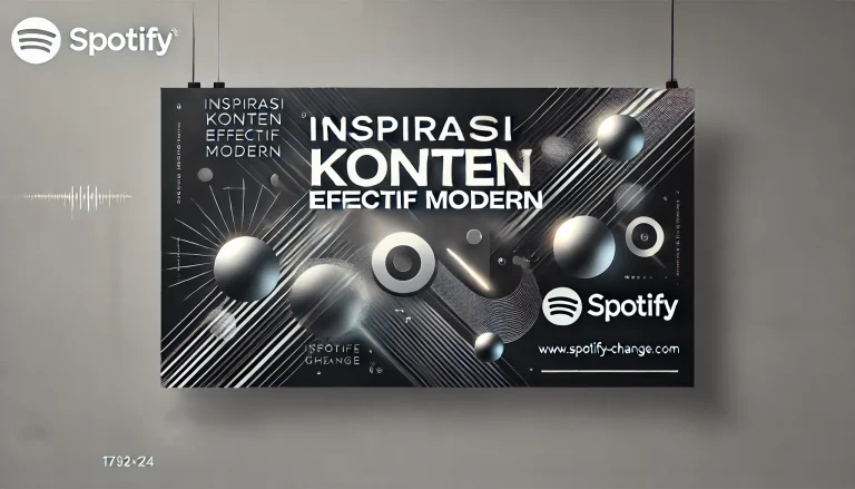 Inspirasi Konten Efektif Modern
